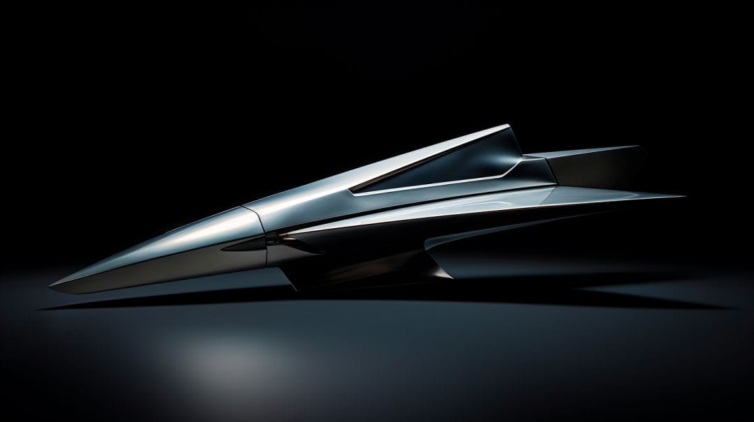 Photograph of a blank profile for aerospace.